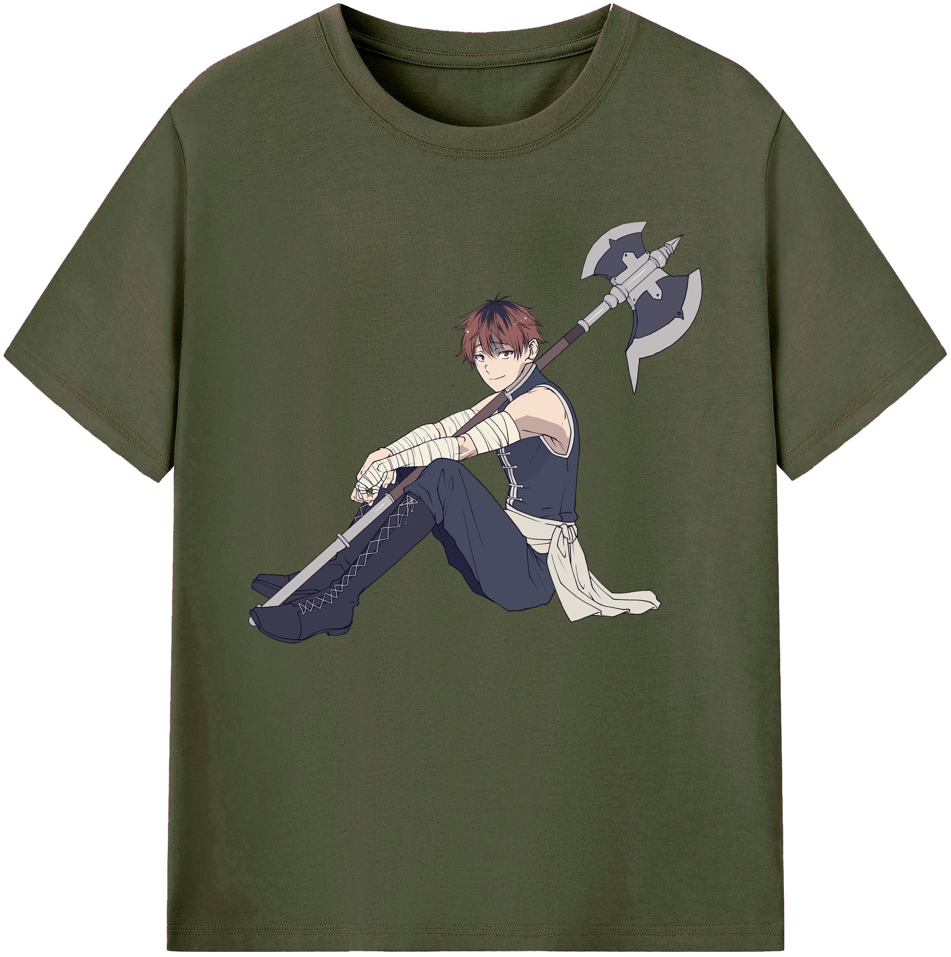 （画像用） 葬送のフリーレン Frieren 綿100％ メンズ半袖Tシャツ｜肌触りやわらか＆通気性